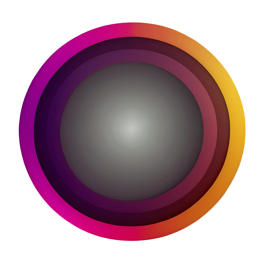 Radial Gradient Circle Png 06292024