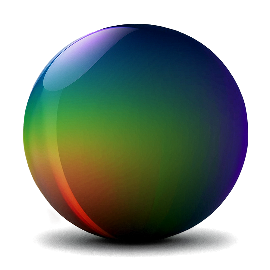 Radial Gradient Sphere Png 06292024