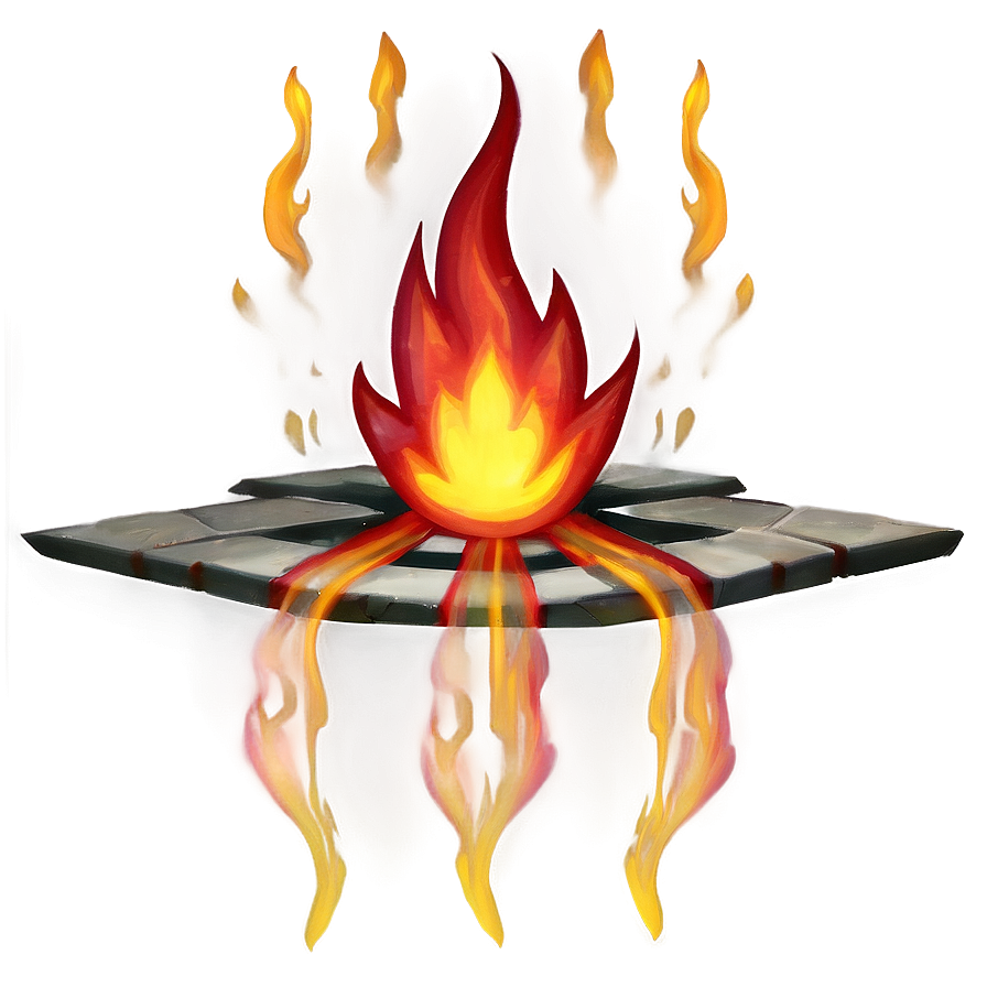 Radiant Fire Emoji Depiction Png 05042024