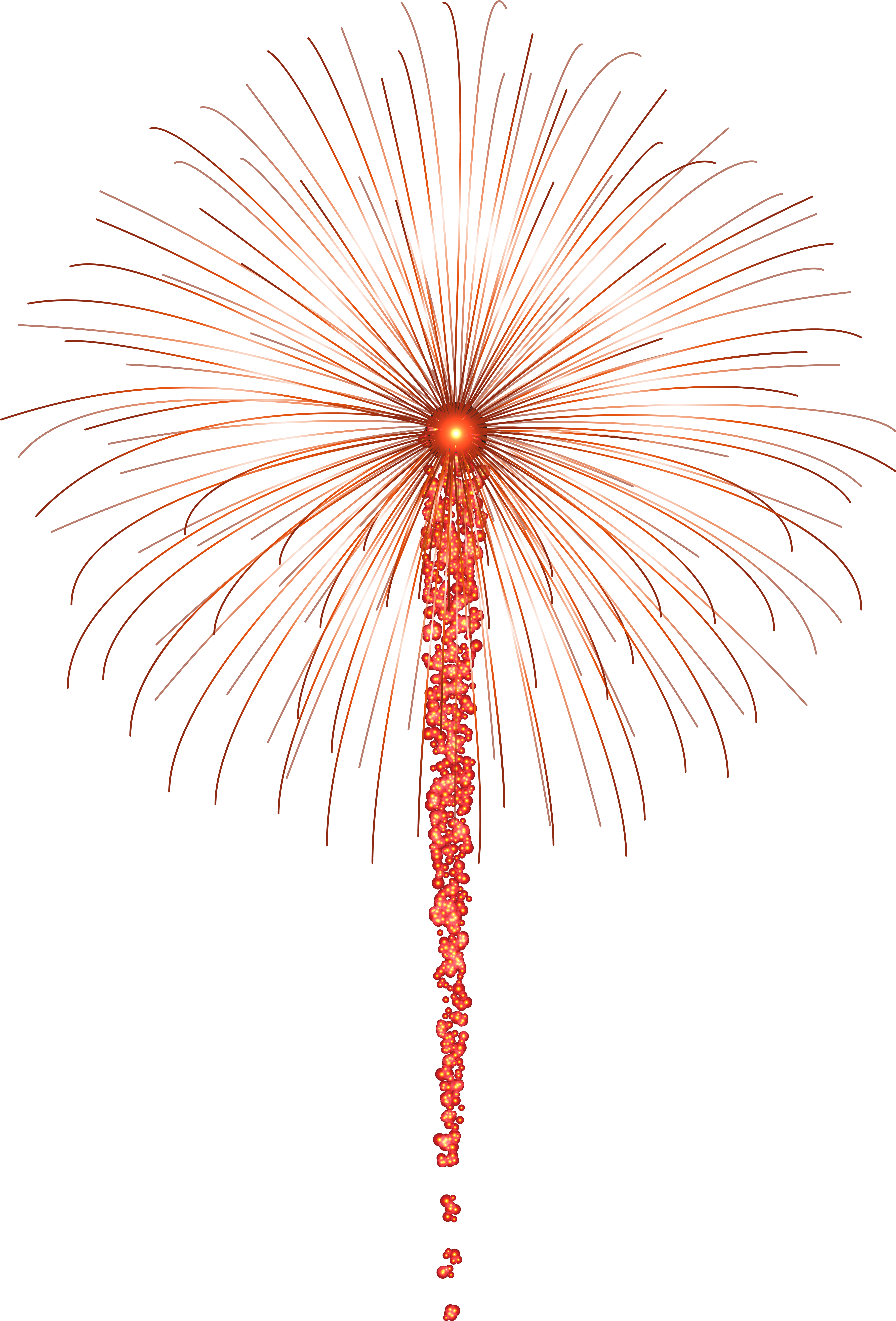 Radiant Firework Explosion Clipart