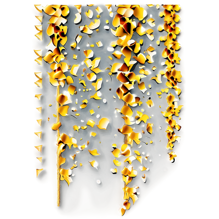 Radiant Gold Confetti Png Jpa