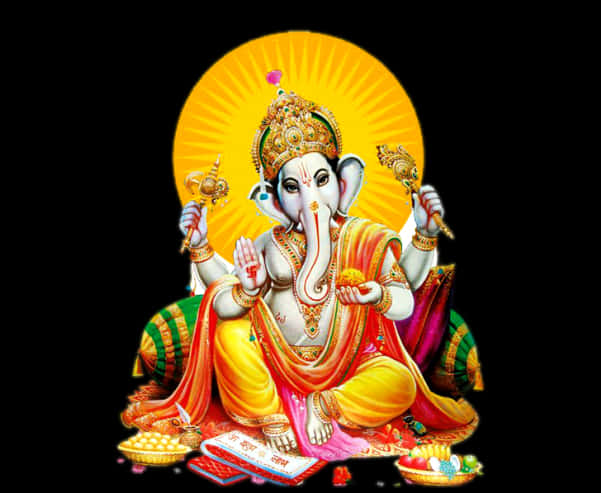 Radiant Lord Ganesha