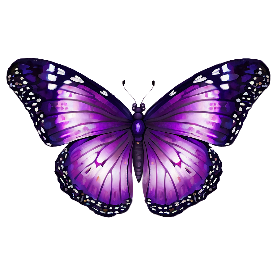 Radiant Purple Butterfly Png 05232024