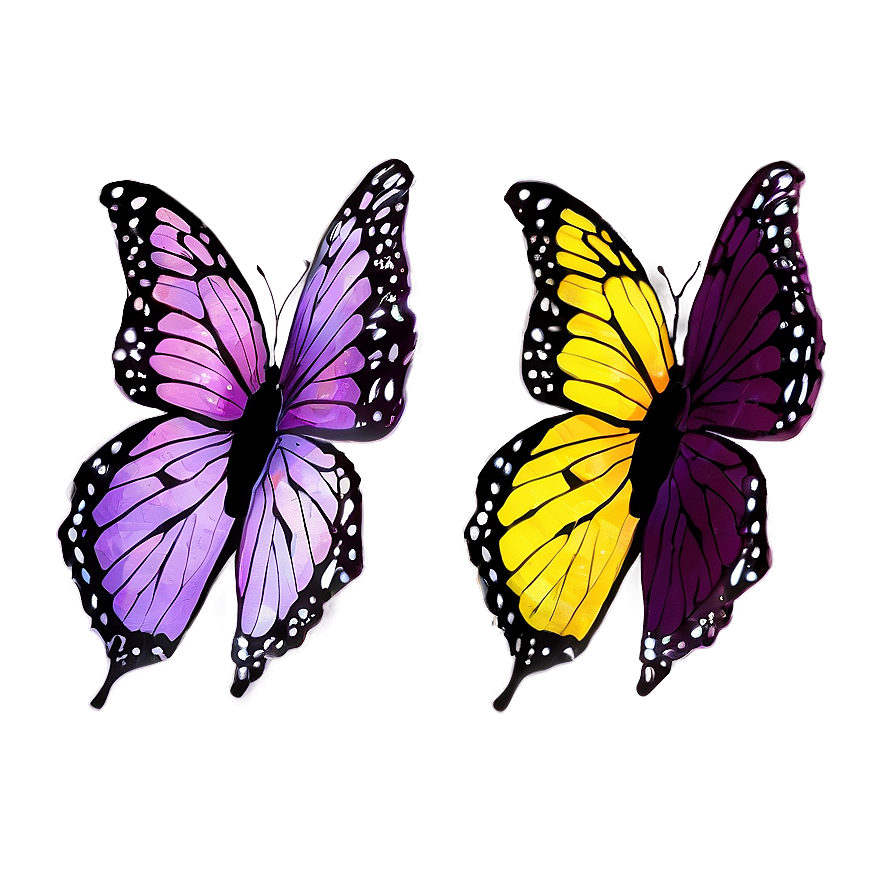 Radiant Purple Butterfly Png Vbj