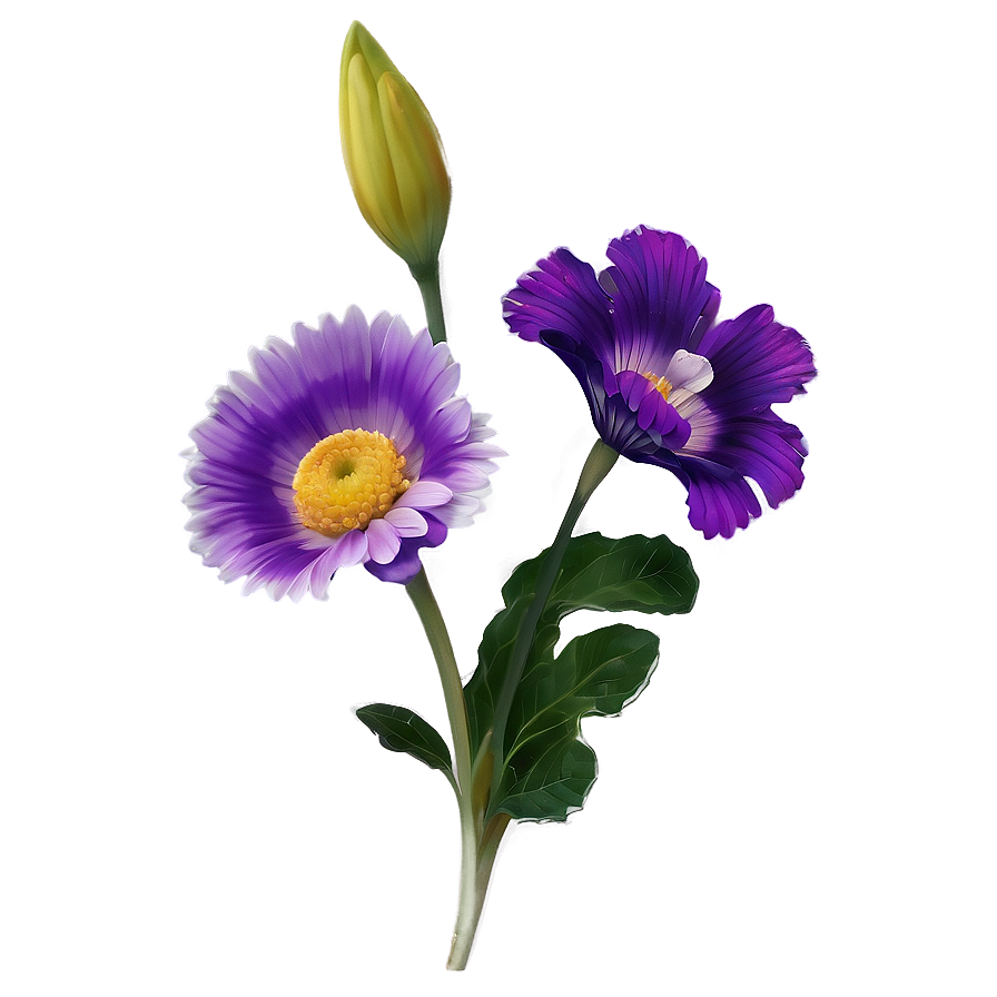 Radiant Purple Flower Png 05242024