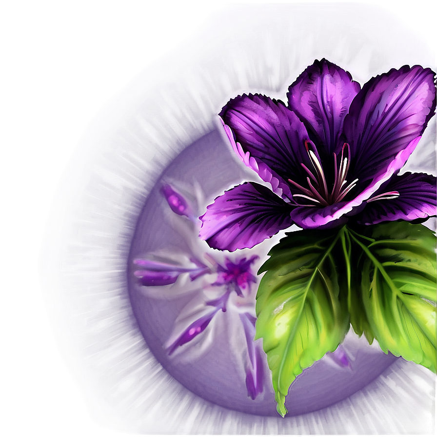 Radiant Purple Flower Png 46