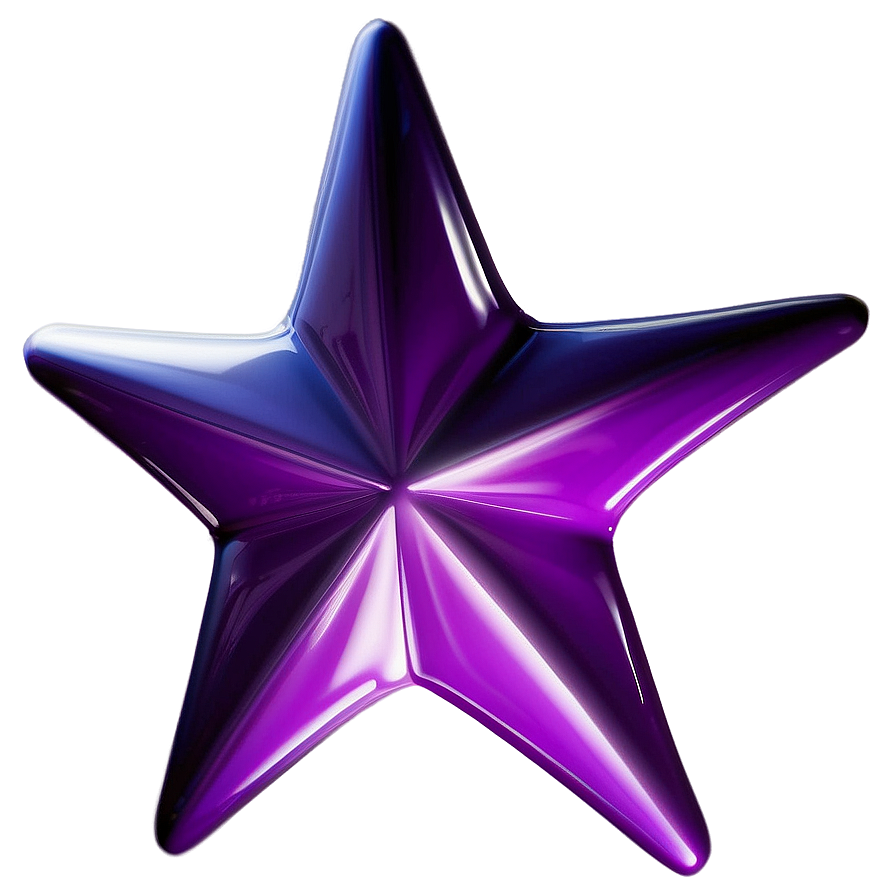 Radiant Purple Star Element Png Avi81