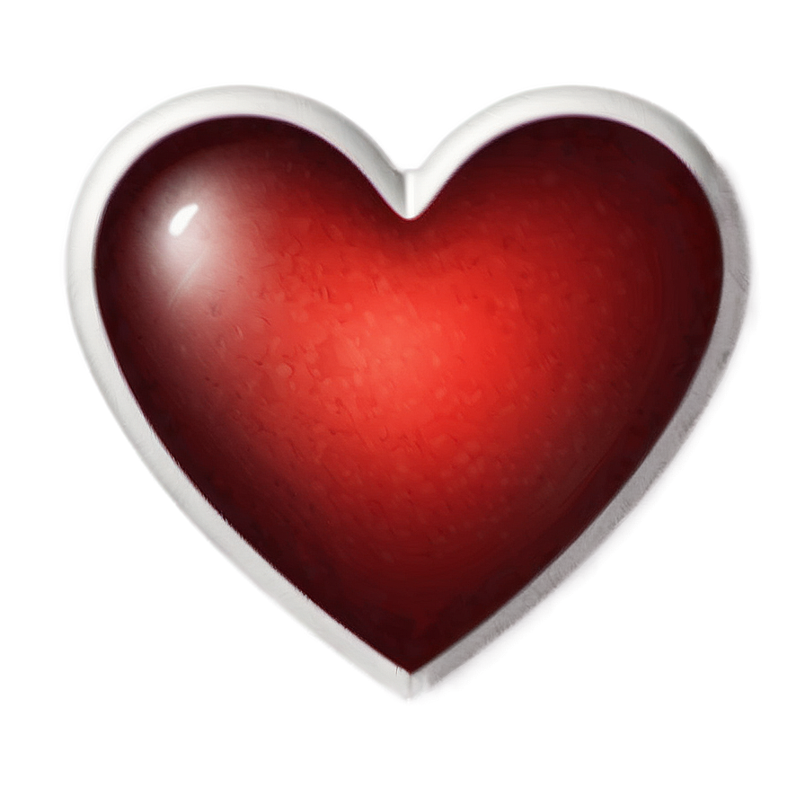 Radiant Red Heart Emoji Png Uca