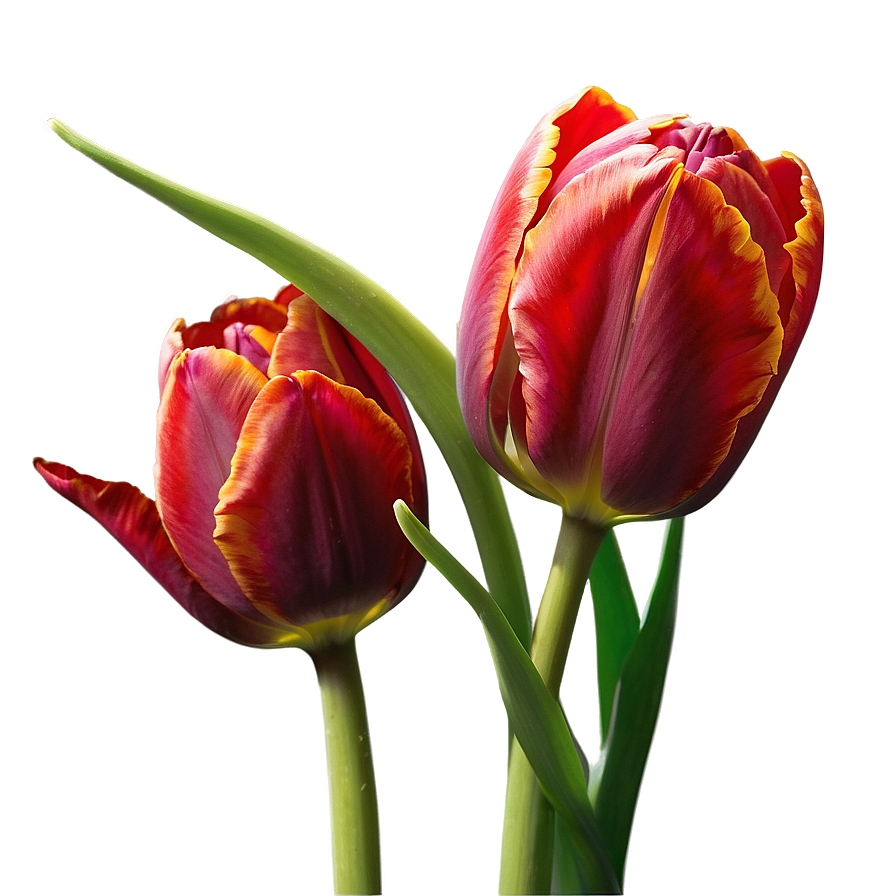 Radiant Red Tulip Png Lfp