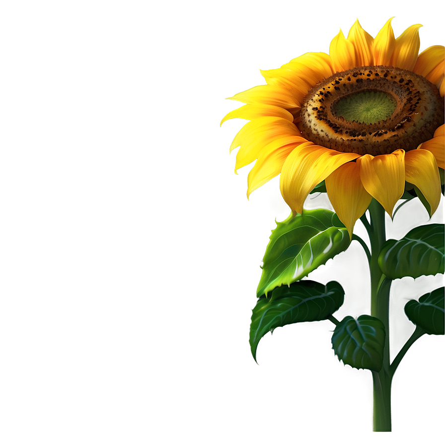 Radiant Sunflower Png 19