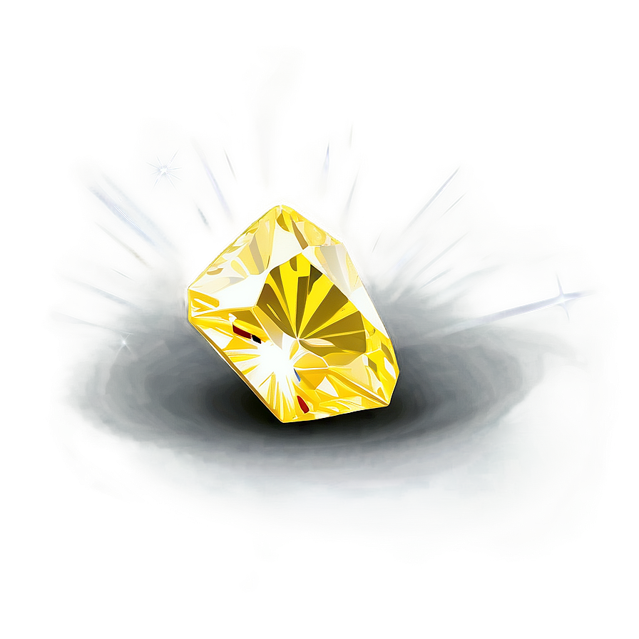 Radiant Yellow Diamond Illustration Png Iim84