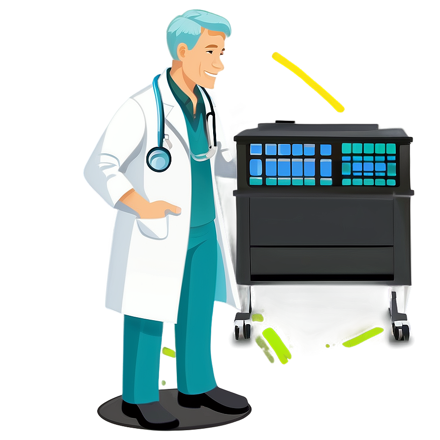 Radiologist Doctor Cartoon Png Vbo