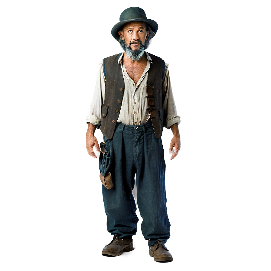 Ragged Hobo Costume Png 06242024