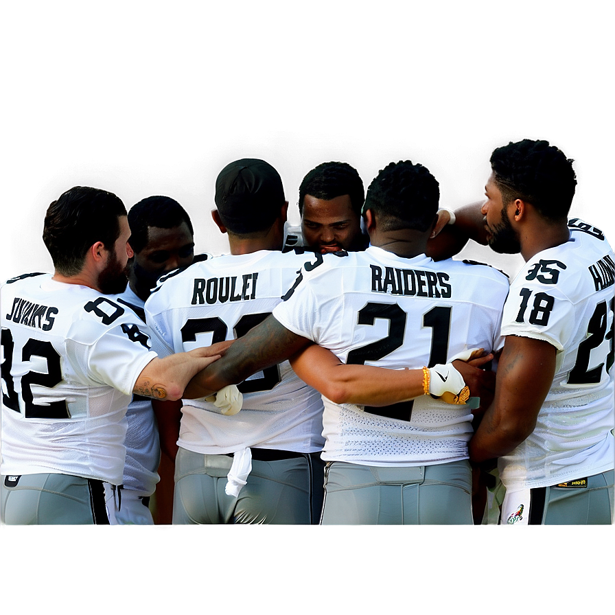 Raiders Team Huddle Png 20