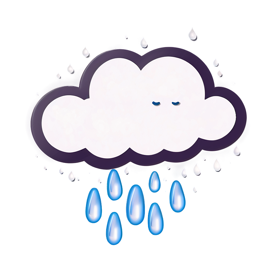 Rain Cloud Icon Png 04302024