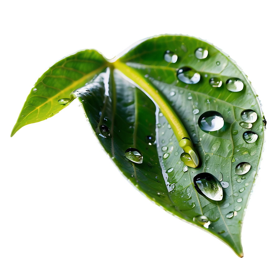 Rain Drop On Leaf Png 95