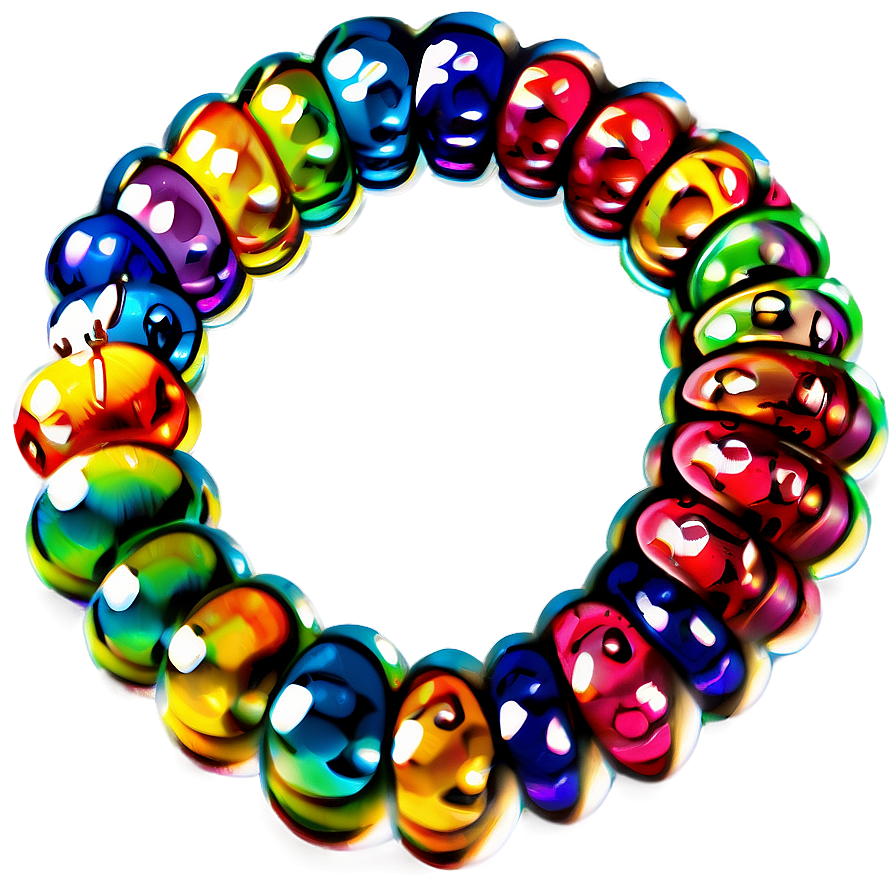 Rainbow Beads Png 39