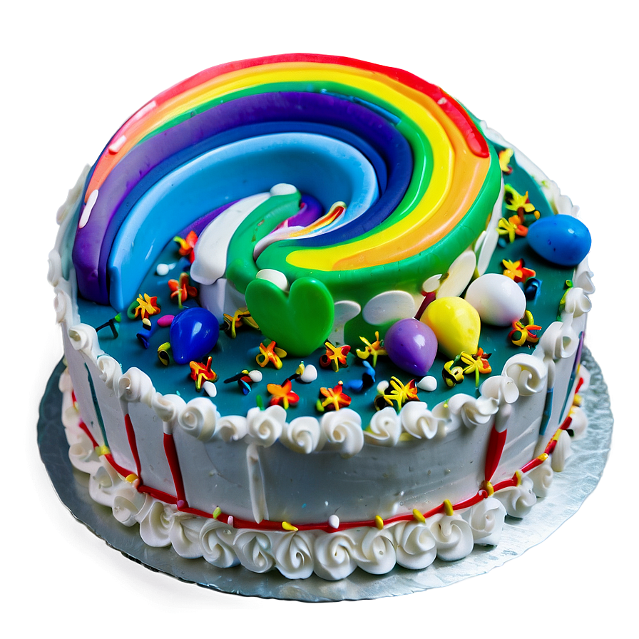 Rainbow Birthday Cake Png 50