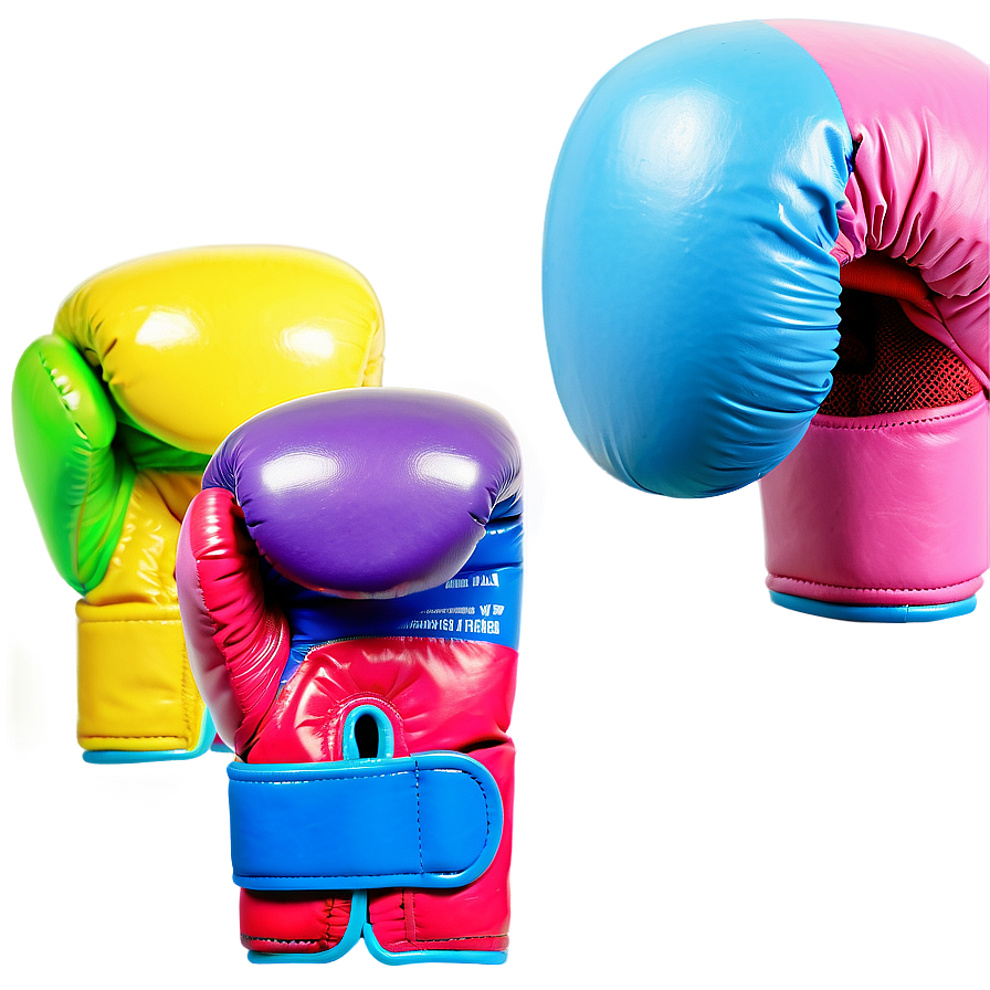 Rainbow Boxing Gloves Png Aqw31