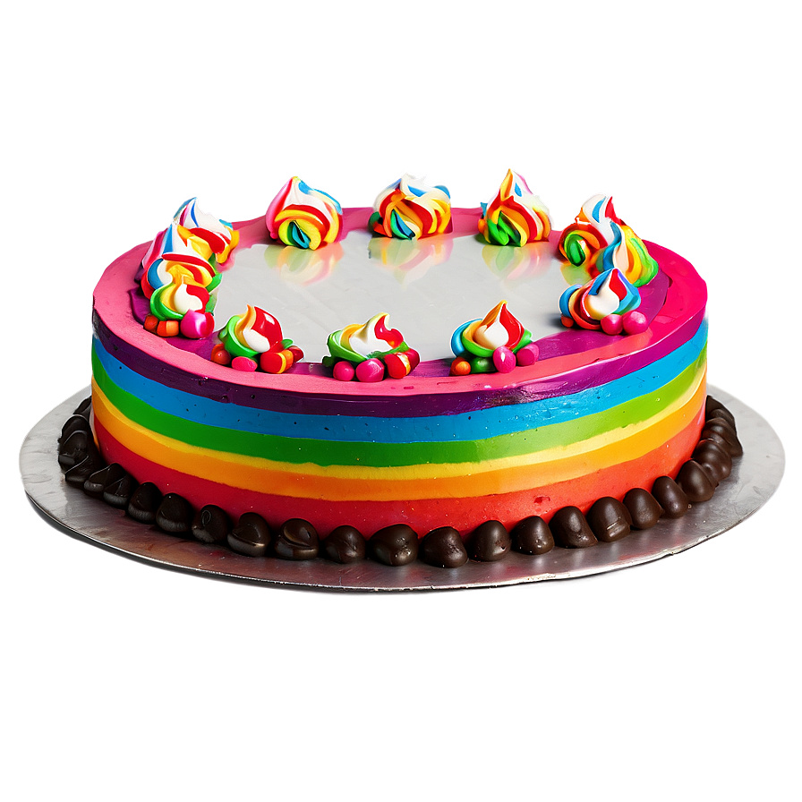 Rainbow Cake Png 05042024