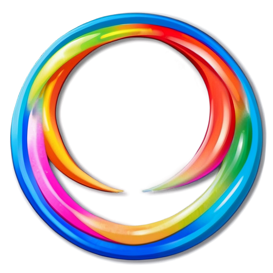 Rainbow Circle Fantasy Art Png 13