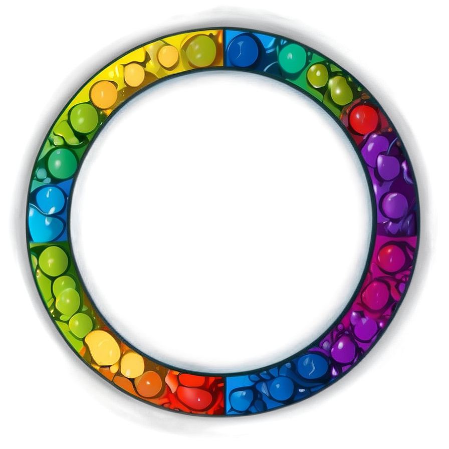 Rainbow Circle Fantasy Art Png Dgq