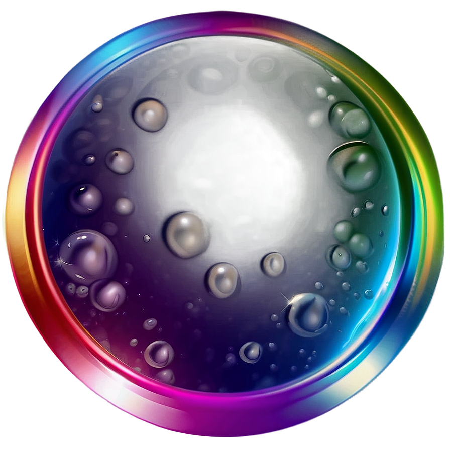 Rainbow Circle Shine Effect Png 06262024