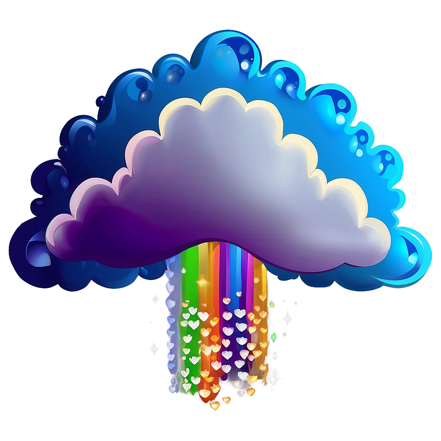 Rainbow Cloud Clipart Png Fpc