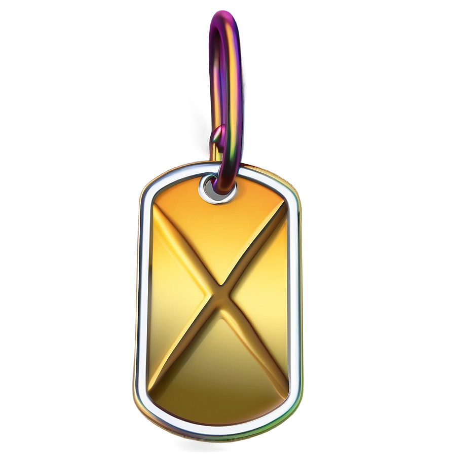 Rainbow Dog Tag Png Bdp21