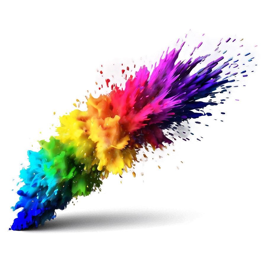 Rainbow Explosion Png Rcq76