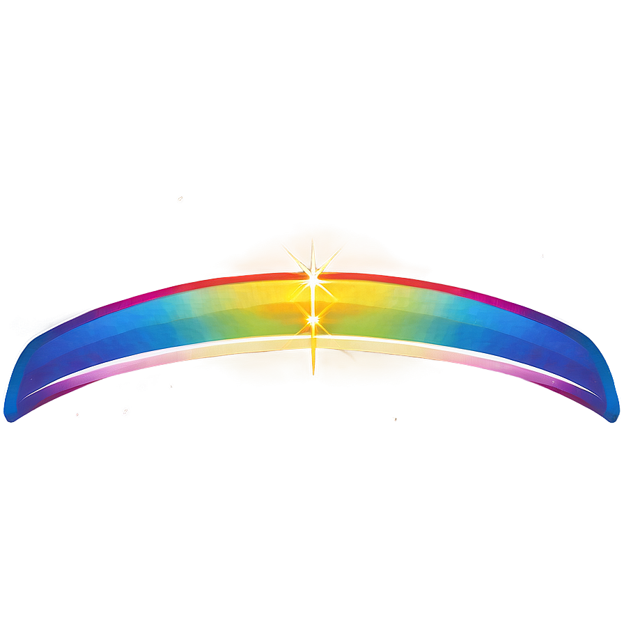 Rainbow Flare Art Png Fej76