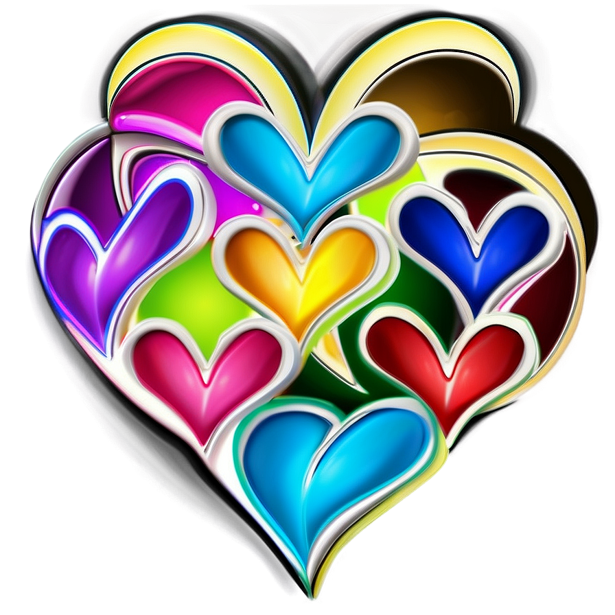 Rainbow Heart Clipart Diversity Png Ump78