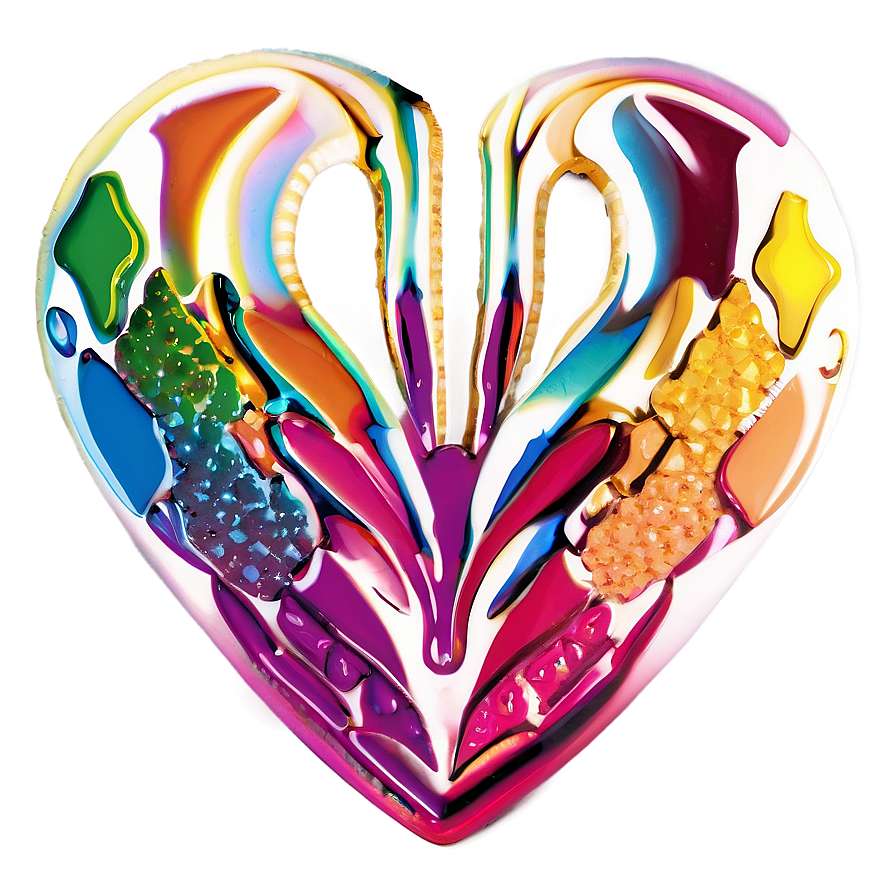 Rainbow Heart Color Png C