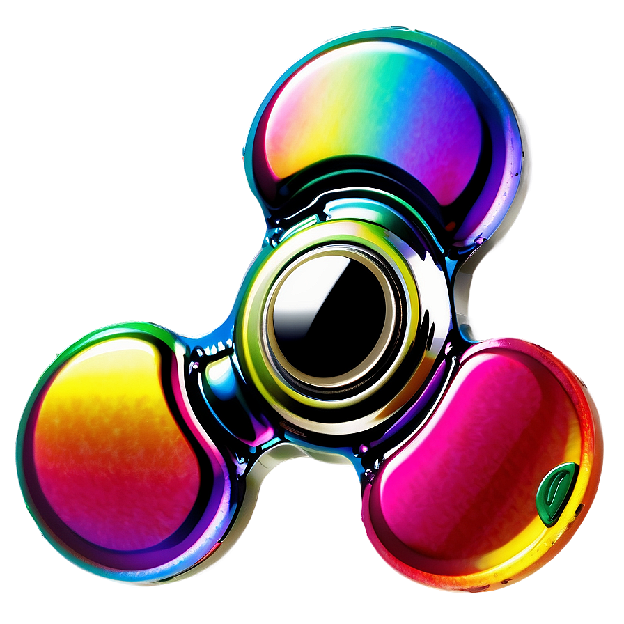 Rainbow Metal Fidget Spinner Png 06202024