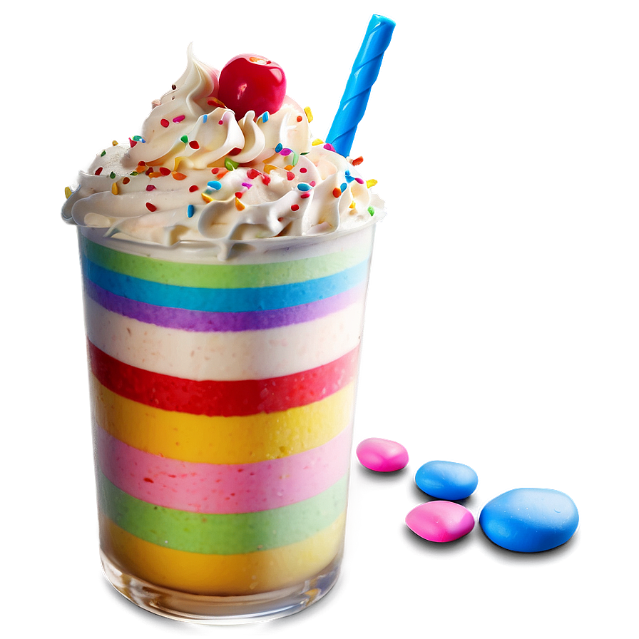 Rainbow Milkshake Png Mpa