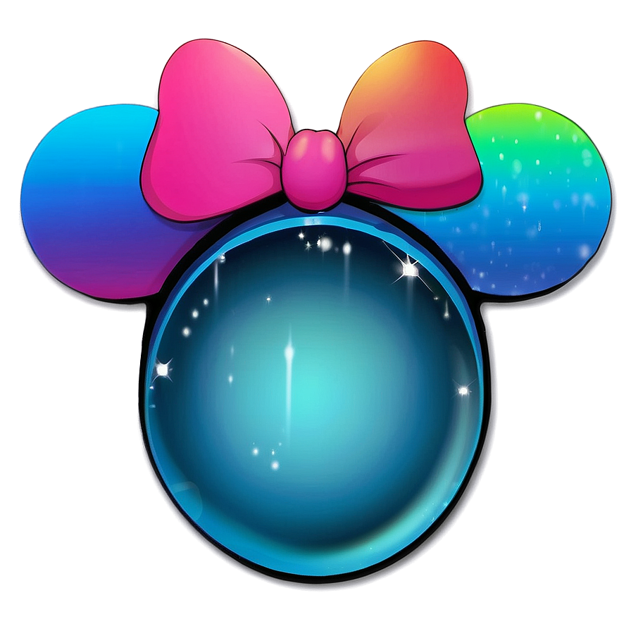 Rainbow Minnie Mouse Ears Png 06132024