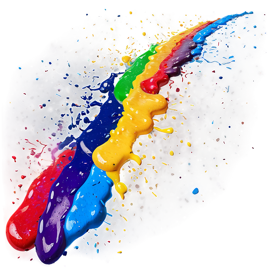 Rainbow Paint Splatter Png 05042024