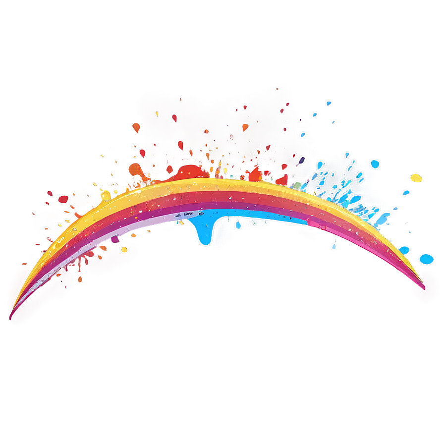 Rainbow Paint Splatter Png 99