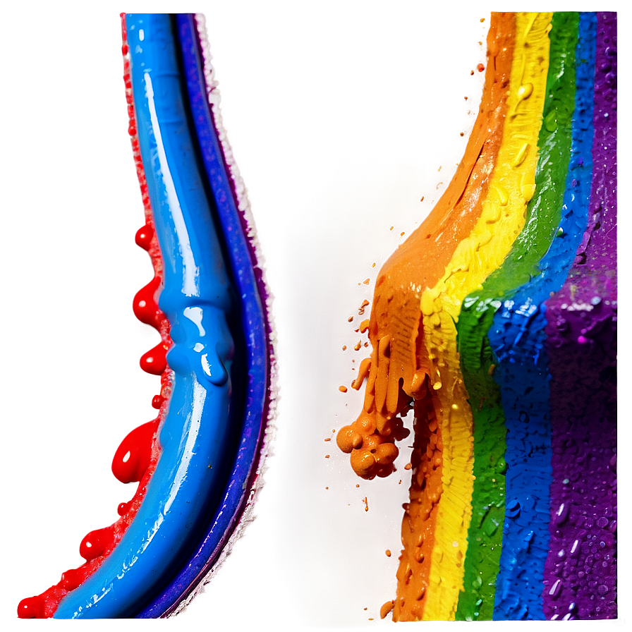 Rainbow Paint Stroke Png 3