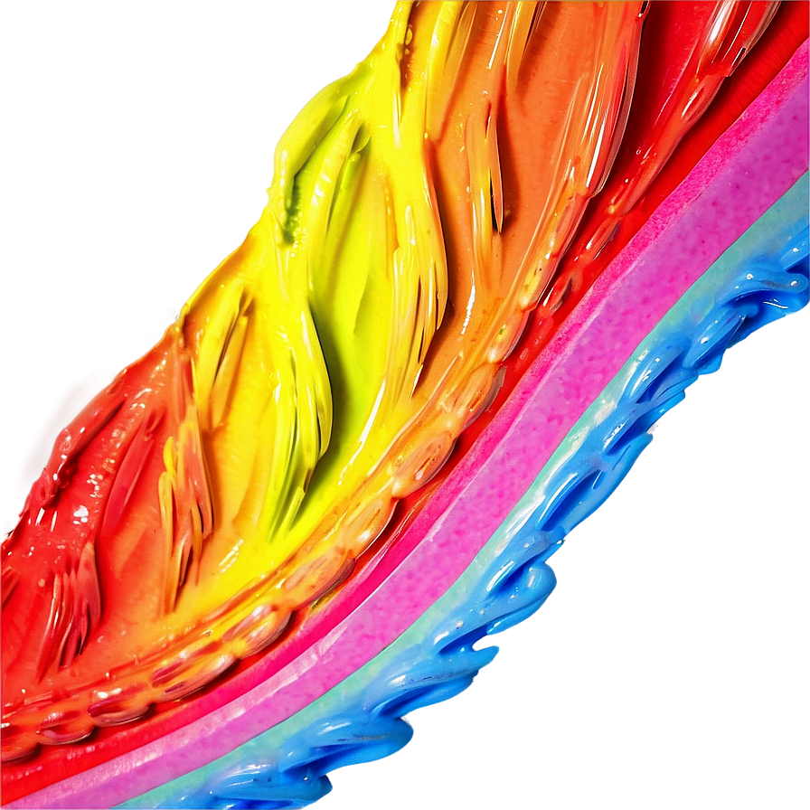 Rainbow Paint Stroke Png 45