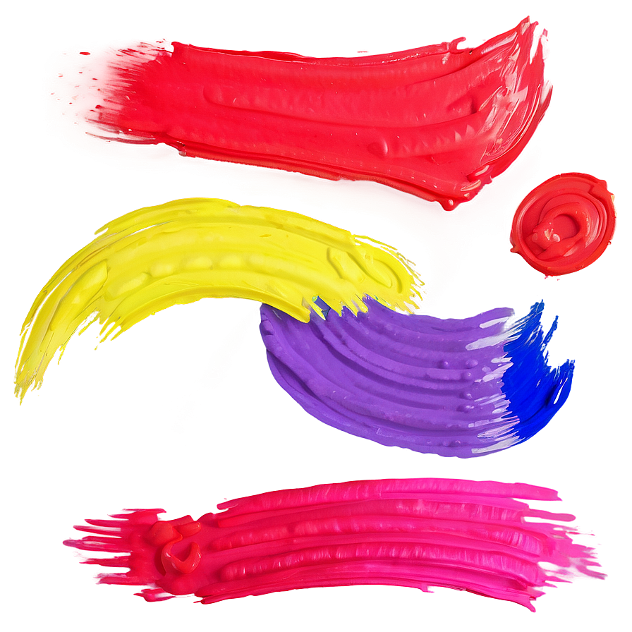 Rainbow Paint Stroke Png 52