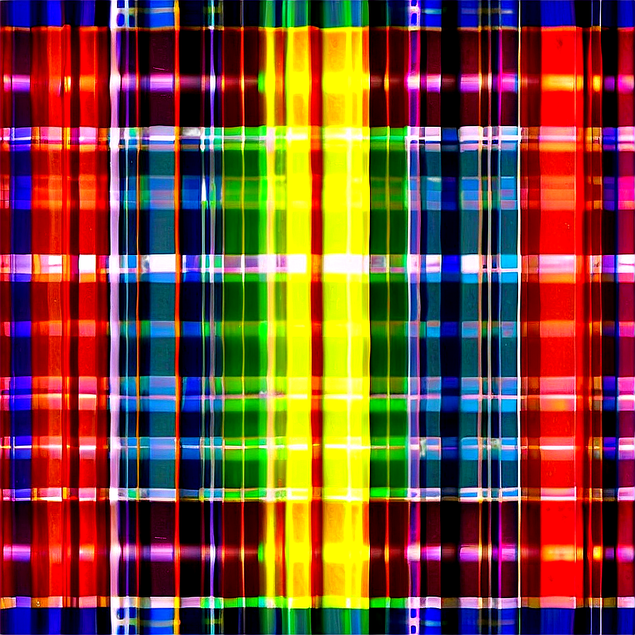 Rainbow Plaid Pattern Png 32