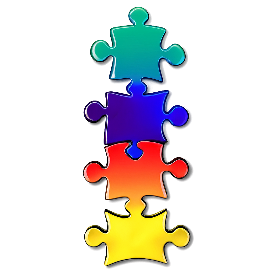 Rainbow Puzzle Pieces Png Ygm