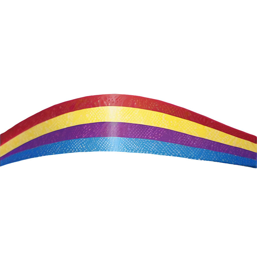 Rainbow Ribbon Arc Png Skr