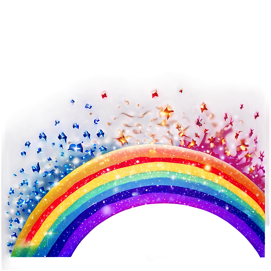 Rainbow Sparkle Effect Png 06262024