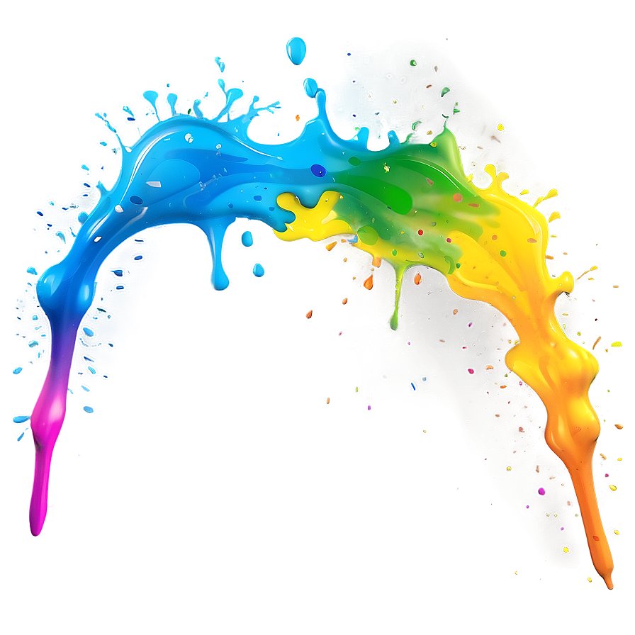 Rainbow Splash Effect Png Mix95