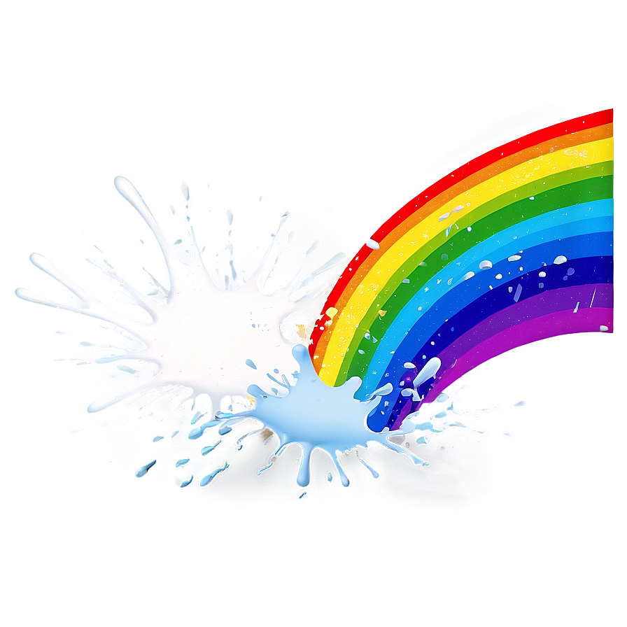 Rainbow Splash Effect Png Wiq83