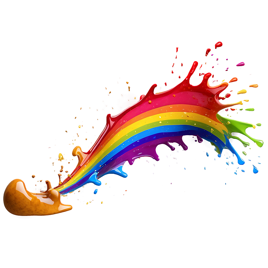 Rainbow Splash Png 05042024