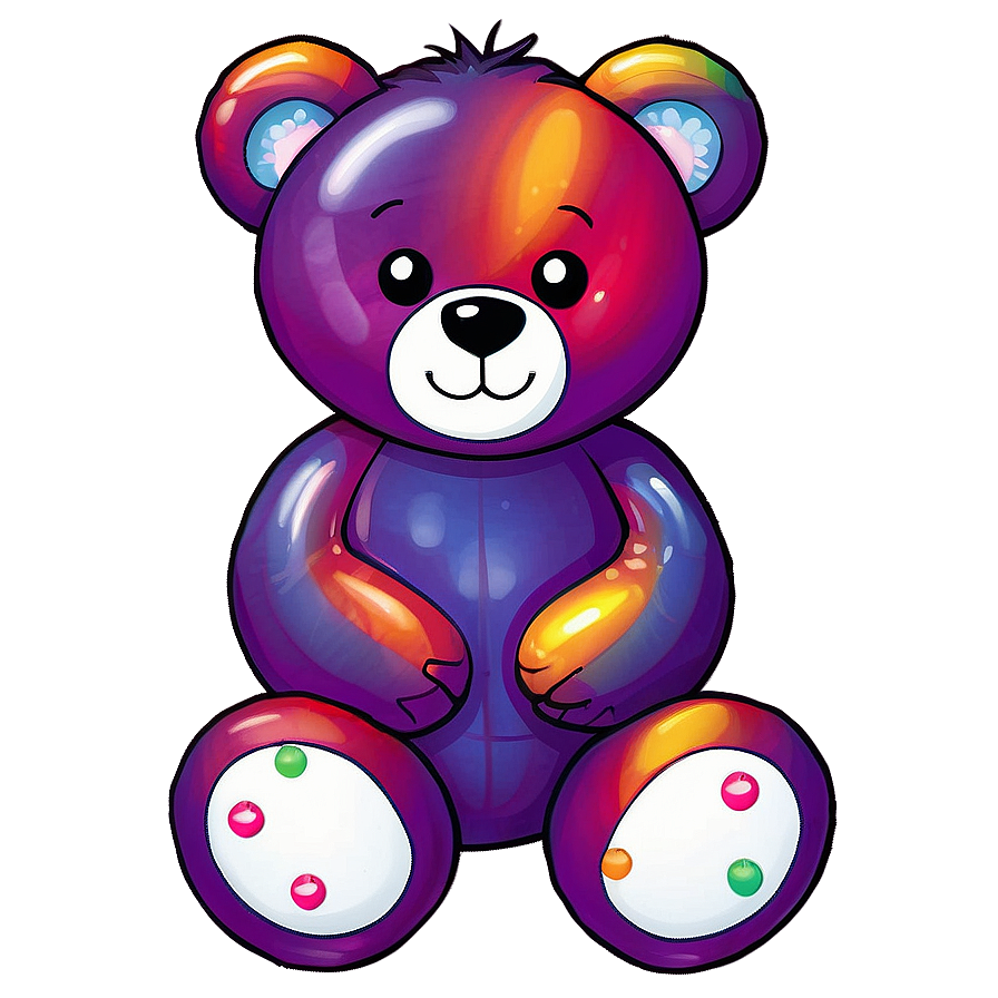 Rainbow Teddy Bear Clipart Png Oum