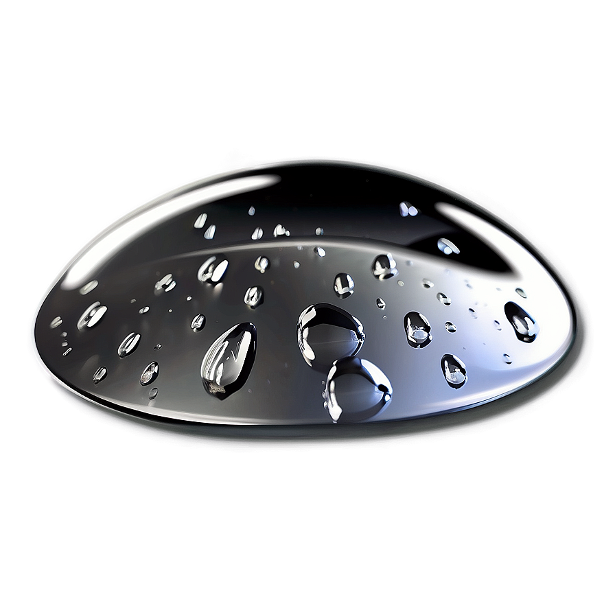 Raindrop On Glossy Surface Png Ihp